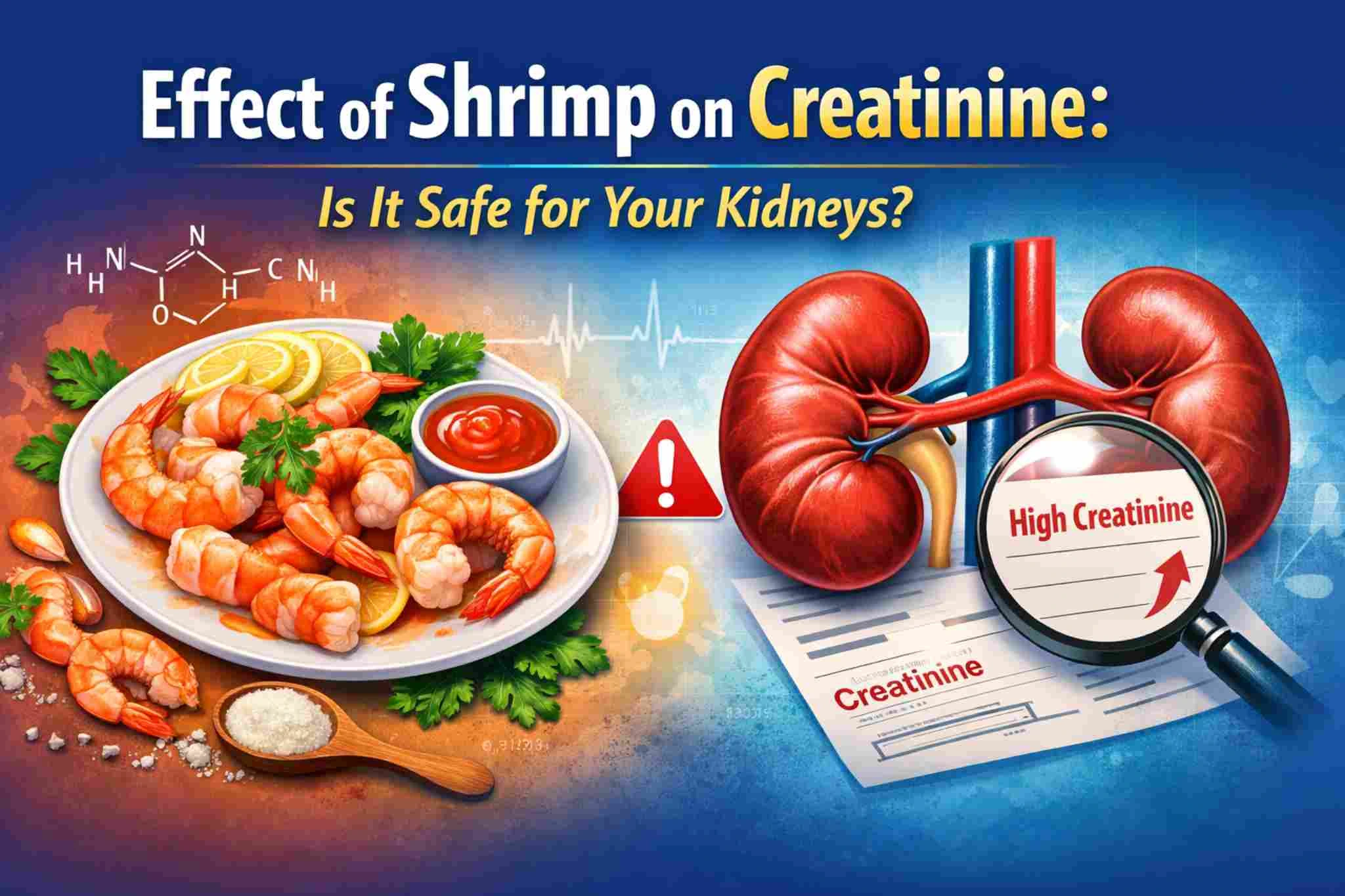 Effect of Shrimp on Creatinine Levels in Kidney Patients